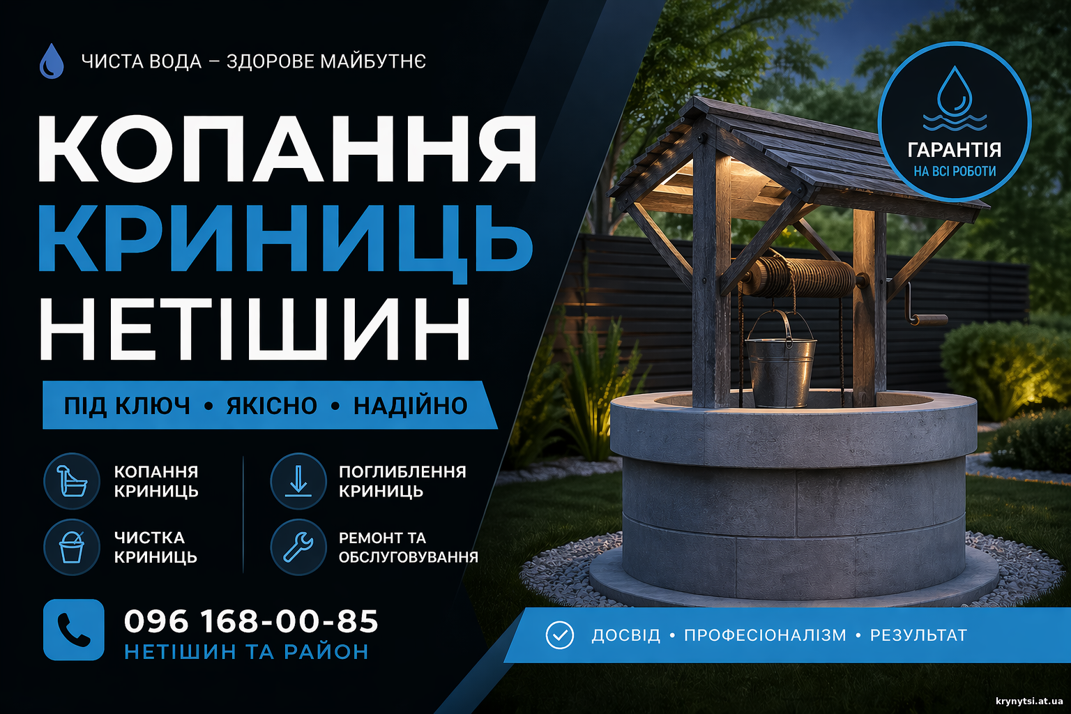 Копання криниць Нетішин